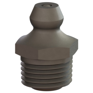 GREASE FITTING, 1/8"-27 MPT, STRAIGHT BALL CHECK