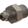 ADAPTER, 9/16"-18 ORB x 1/4" FLARED (JIC 37deg) STEEL