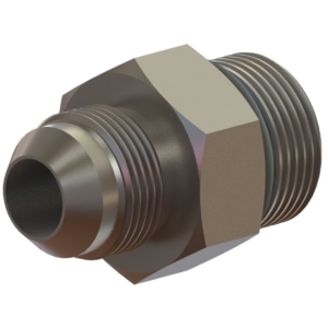 ADAPTER, 7/8"-14 ORB x 1/2" FLARED (JIC 37deg) STEEL