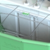 HOPPER LID, DROP-IN SPOT SPRAY TANK (CLEAR POLYCARBONATE)
