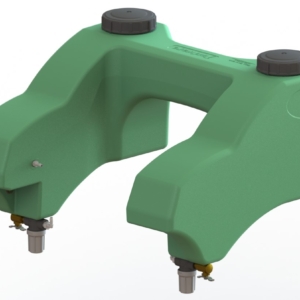 MAIN SPRAY TANK REPLACEMENT ASSEMBLY (25 GAL)   w  LIDS, VALVES, FILTERS, HOSE FITTINGS & MOUNTING HARDWARE