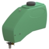 MAIN SPRAY TANK REPLACEMENT ASSEMBLY (26 GAL) w LID, VALVE, FILTER, HOSE FITTINGS & MOUNTING HARDWARE